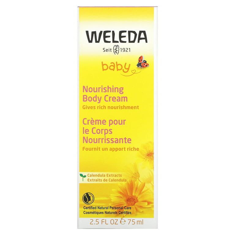 Weleda Baby, Nourishing Body Cream, Calendula Extracts, 2.5 fl oz (75 ml) 