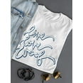 thumbnail image 3 of Live Love Woof, Cute Dog Quote T-Shirt Women -Image by Shutterstock, Female XX-Large, 3 of 4