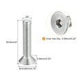 thumbnail image 2 of Unique Bargains 3/8-16x2' Flat Head Socket Cap Screws, 304 Stainless Steel Hex Socket Drive Fasteners Bolts 5Pack, 2 of 5