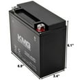 thumbnail image 3 of KMG Battery Compatible with Honda 1235 AquaTrax F/R-12 F/R-12X 2002-2009 YTX20L-BS Sealed Maintenance Free Battery High Performance 12V SMF OEM Replacement Powersport, 3 of 3