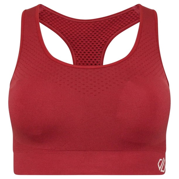 Dare 2B - Sujetador Deportivo Don't Sweat It II para Mujer (Rosa Tierra)
