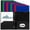 Multicolor-10CS, variant on Vivin 5-Pack Plastic Folders with 3 Prongs and 2 Pockets, Assorted Color Lighting Pattern