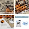 thumbnail image 2 of Fsddascl Brown Halloween Blackout Curtains for Bedroom/Living Room, Thermal Insulated Kitchen Curtains, Horror Pumpkins Skull Truck Withered Tree Grommet Darkening Window Treatment Drapes 52"x63"x2, 2 of 6