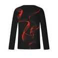 thumbnail image 4 of Lilgiuy New Valentine's Day Men's 3D Printing Long Sleeve T-shirt Fashion Casual Loose Round Neck Undercoat Top Blouses & Shirts Athletic Relax Tee, 4 of 5