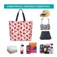 thumbnail image 4 of Wukai Cute Ladybugs 1 Print Reusable Grocery Bag Shopping Bags Shopping Handle Bag Suitable for Outdoor Convenient Daily Bag, 4 of 6