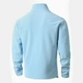 thumbnail image 5 of CYiJun Mens Half Zip Sweatshirt Lightweight Long Sleeve Quarter-Zip Pullover Fleece Sweatshirt,Size M, 5 of 8