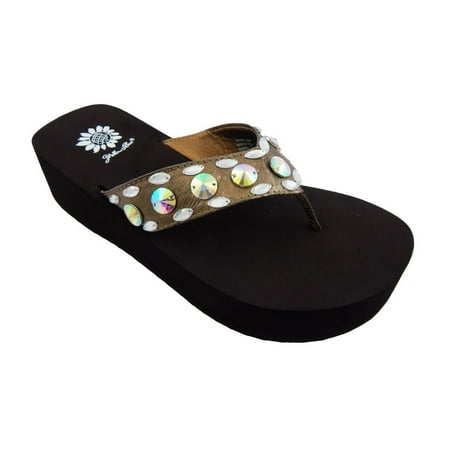 Bronze Satin Footwear - Yellow Box Marketa Womens Bronze Sandals