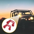 thumbnail image 3 of Unique Bargains 1 Pair Work Light Mount Brackets Car Front Light Mounting Holder for Jeep Gladiator JT 2020-2022 Red, 3 of 7