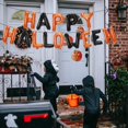 thumbnail image 3 of Estandarte con forma de globo Broeify HAPPY HALLOWEEN, 40 cm, 14 cm, negro y naranja, 3 of 6