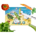 thumbnail image 2 of Caroline's Treasures Party Pigs on the Beach Glass Cutting Board Large, 2 of 2