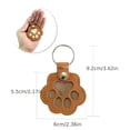 thumbnail image 2 of Pet Hair Keepsake, Paw-Shaped Leather Memorial Keyring for Dogs/Cats, Fur Storage Pendant, 2 of 7