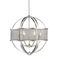 thumbnail image 1 of Golden Lighting 3167-6 PW Colson PW 6 Light Chandelier, Pewter, 1 of 2