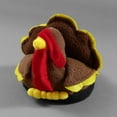 thumbnail image 2 of Drinkwear 4-Piece Turkey Plush Slipper Coasters for Wine, Beer and Cocktail, 2 of 7