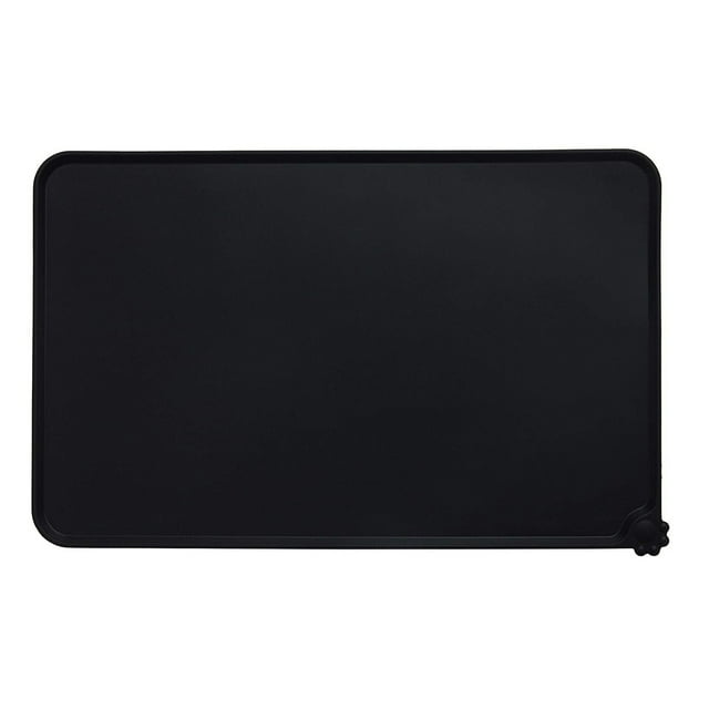 Labymos Silicone Pet Feeding Mat, BPA Free, Easy Clean, Waterproof, Raised Edges, Pets Placemat Tray