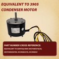 thumbnail image 2 of Motor de ventilador del condensador Pellethead 1/4 HP 1100 RPM 208-230 V, 2 of 6