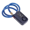 thumbnail image 1 of Keyless BT Motorcycle Lock, IP44 Water Resistant with Alarm APP Unlocking Vibration Alarm, Anti Tamper Motorcycle Lock for Anti Theft, 1 of 7
