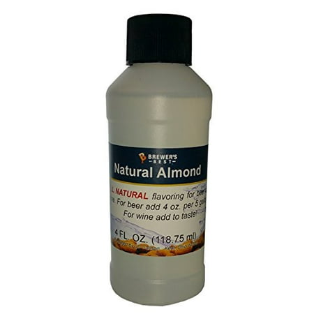 Almond Organic Wine - HOZQ8-544 Natural Beer and Wine Fruit Flavoring (Almond), Yellow, Natural licorice flavoring By Brewer's Best Ship from US