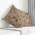 thumbnail image 3 of Brown Beige Stones Pillow Covers 16x16 Inch Decorative Throw Pillow Cover, Farmhouse Stones Modern Art Sofa Pillowcases Accent Cushion Case Home Decor Bedroom Living Room, 3 of 6