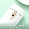 thumbnail image 6 of Pet Urns For Dogs / Cats Paw Print Cross Cremation Jewelry for Pet Infinity Cross Urn Necklace for Ashes Keepsake Loved One Memorial Jewelry for Dog/Cat Ashes, 6 of 7
