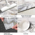 thumbnail image 6 of Gold White Gray Kitchen Rugs and Mats Set of 2, Anti-Slip Washable Kitchen Mats, Marble Kitchen Runner Mat for Kitchen, Dining Room, Flooring, Home, Office, Sink, Laundry Room, 17x30+17x47 Inch, 6 of 6