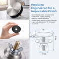 thumbnail image 6 of BlinkLLX 2 Inch Stainless Steel Matte Black Drain Stoppers with Washer, 6 of 7
