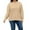 Fleece-Khaki, variant on FlorCurve Plus Size Sweatshirts for Women Crew Neck Long Sleeve Pullover Sweatshirts Fleece Side Split Oversized Blouse, Black XL