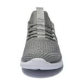 thumbnail image 2 of WOTTE Men's Athletic Walking Running Shoes Slip-on Casual Mesh Sneakers Comfort Fashion, Grey Size 14, 2 of 8