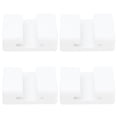 thumbnail image 1 of Jadeshay 4Pcs Storage Shelf Rack Holder Punch Free Wall Mounted Remote Control Mobile Phone Charging Base Stand(horizontal stripe), 1 of 7