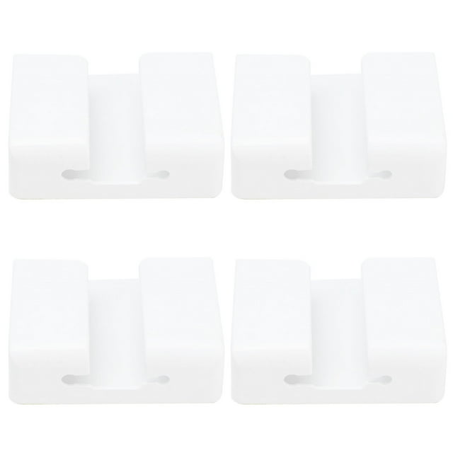 Jadeshay 4Pcs Storage Shelf Rack Holder Punch Free Wall Mounted Remote Control Mobile Phone Charging Base Stand(horizontal stripe)