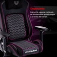 thumbnail image 4 of Silla Gamer BALAM RUSH ULTIMATE MAX U3 Ergonomica Reclinable 135° 150Kg Reposabrazos 4D Cojín Lumbar + Cojín Cervical Piston Clase 4 Negro BR-940511, 4 of 6