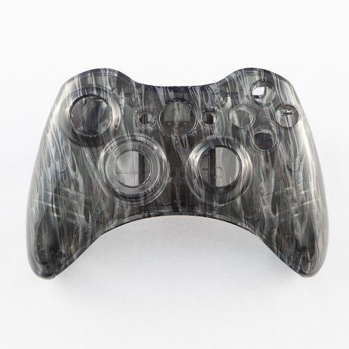 Clear Flames Custom Controller Shell for XBOX 360