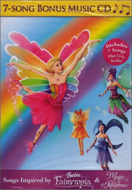 Songs Inspired by Barbie Fairytopia  Magic of The Rainbow Music CD 