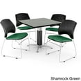 thumbnail image 3 of Square Table in Gray Nebula, 4 Stars Stacking Chairs in Gray Nebula, 3 of 5