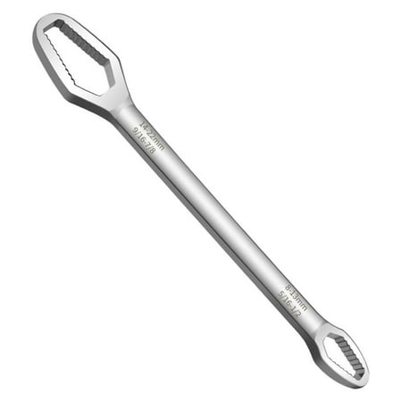 

8-22mm Multifunctional Adjustable Wrench Double Sided Ratchet Spanner Self-Tightening Motorcycle Car Repairing Chrome