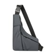 thumbnail image 1 of Bolso bandolera, mochila de hombro, bandolera, bolso de viaje para hombre, bolso de pecho Gris, 1 of 9