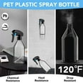 thumbnail image 4 of Plastic Bottles for Cleaning Solutions,10OZ Reusable Empty Container with Black Trigger Sprayer, 6Pack, 4 of 9