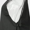 thumbnail image 4 of FESTFENDS De Barbería Negro Con Apron Protector Y Bolsillos Para Herramientas De Salón, 4 of 8