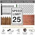 thumbnail image 2 of Speed Limit 25 Mph Outdoor Metal Aluminum Slow Warning Traffic 12x16inch, 2 of 3