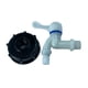 thumbnail image 1 of Riwesomey Contenedor IBC, adaptador de válvula de grifo de drenaje de 15mm, accesorios de conector de PVC de acero inoxidable para el hogar, suministros Herramientas y ferretería Riwesomey TO001165-00, 1 of 6