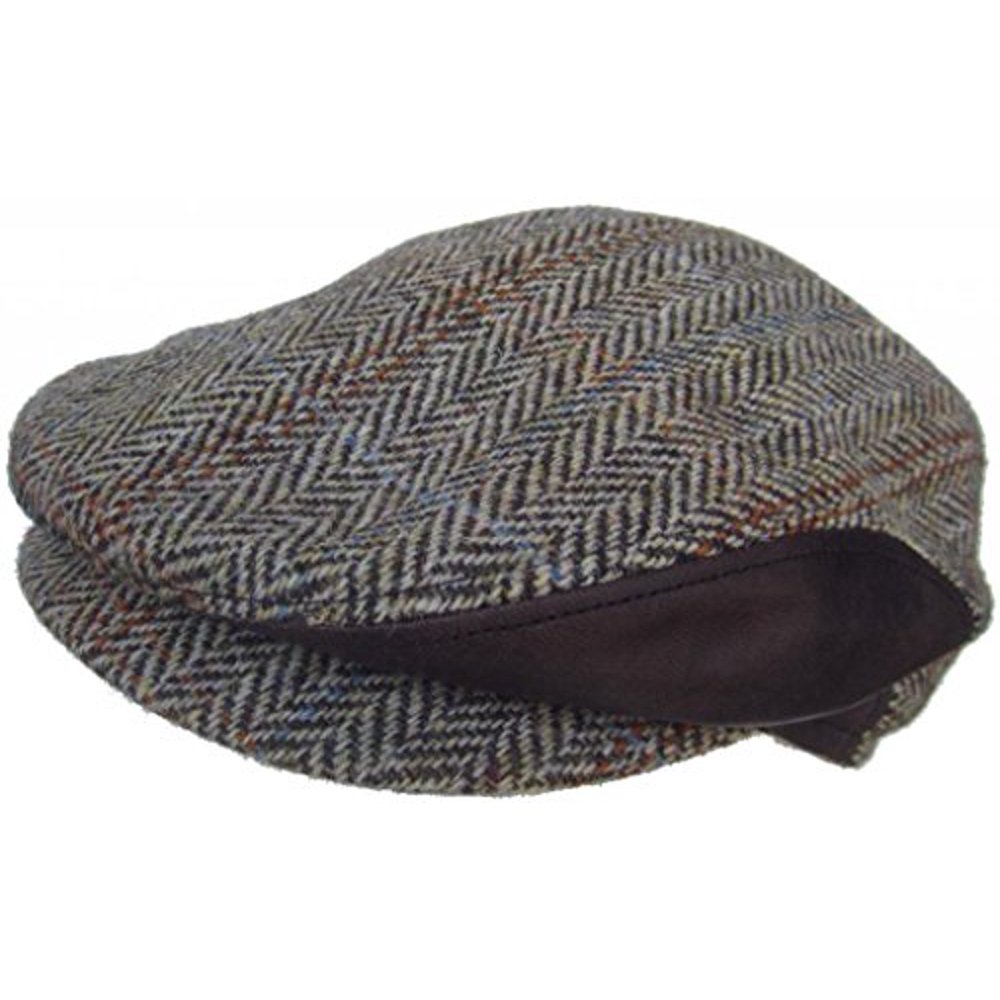 Brimhall Foods Brims Alfredo Harris Tweed 100 Wool Ivy (Brown, X