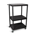 thumbnail image 3 of Luxor 54"H AV Cart - Three Large Shelves, 3 of 3