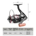 thumbnail image 2 of HB500-HB6000 Heavy Duty Spinning Reel Saltwater Offshore Fishing Reel Max Drag 18lbs, 2 of 11