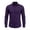 F157 Purple, variant on Mens T Shirt Business Long Sleeve Button Down Solid Color Lapel Fashion Casual Tee Pink Size M