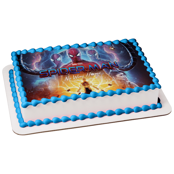 Spiderman Designer Prints Cake Edible Image free image download