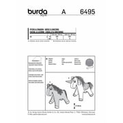 Burda Paper Sewing Pattern 6495 - Toys