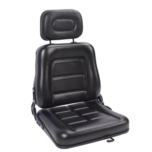 Tractor , PVC Leather Material, Ergonomic Design, 3 Level Adjustable, Suitable for Forklifts, Tractors, Lawn Mowers, Excavators and More