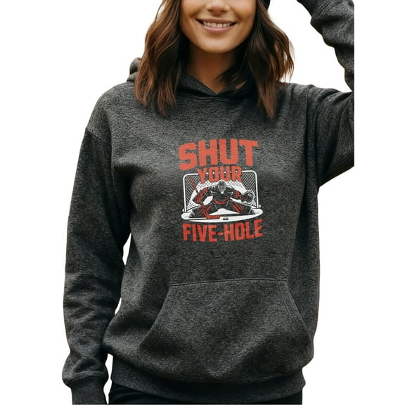 Outdoor Hockey Hoodie for Men and Women, Unisex Pullover Hooded Sweatshirt, Comfortable Cotton Poly Blend, Casual Everyday Streetwear