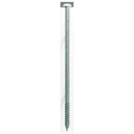 Fastenmaster 7 In. Universal White Gutter Screw & Ferrule, (10-Pack)