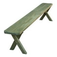 thumbnail image 2 of Pressure Treated Pine Crossleg Bench, 2 of 14