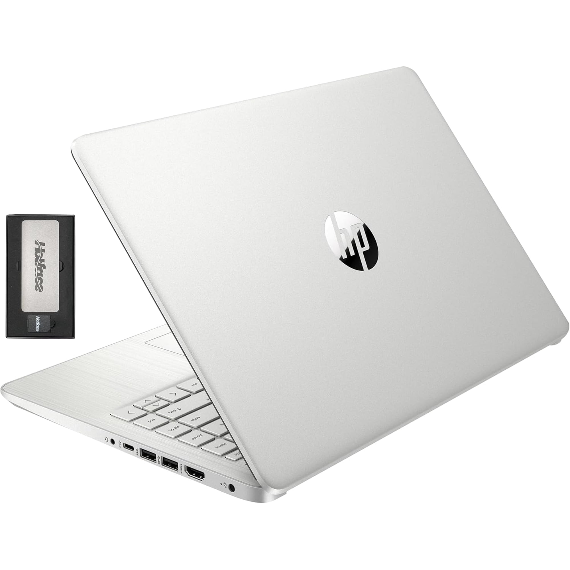HP Stream 14" HD BrightView Laptop, Intel Celeron N4120, 8GB RAM, 416GB Storage (128GB eMMC + 288GB Docking Station Set), Intel UHD Graphics, 720p Camera, Wi-Fi, 1 Year Office 365, Win 11 S, Silver